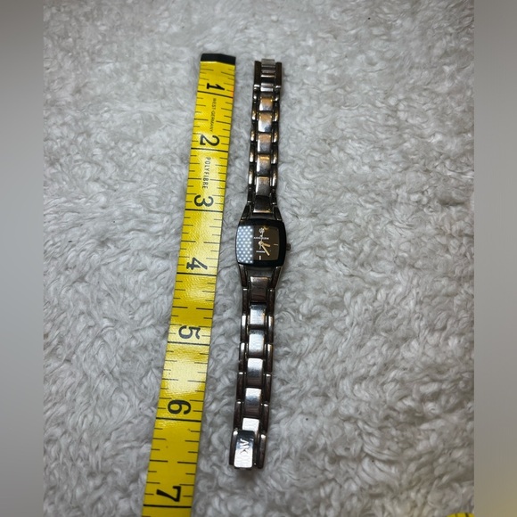 Anne Klein Black Dial Gold Tone Watch - Picture 2 of 4